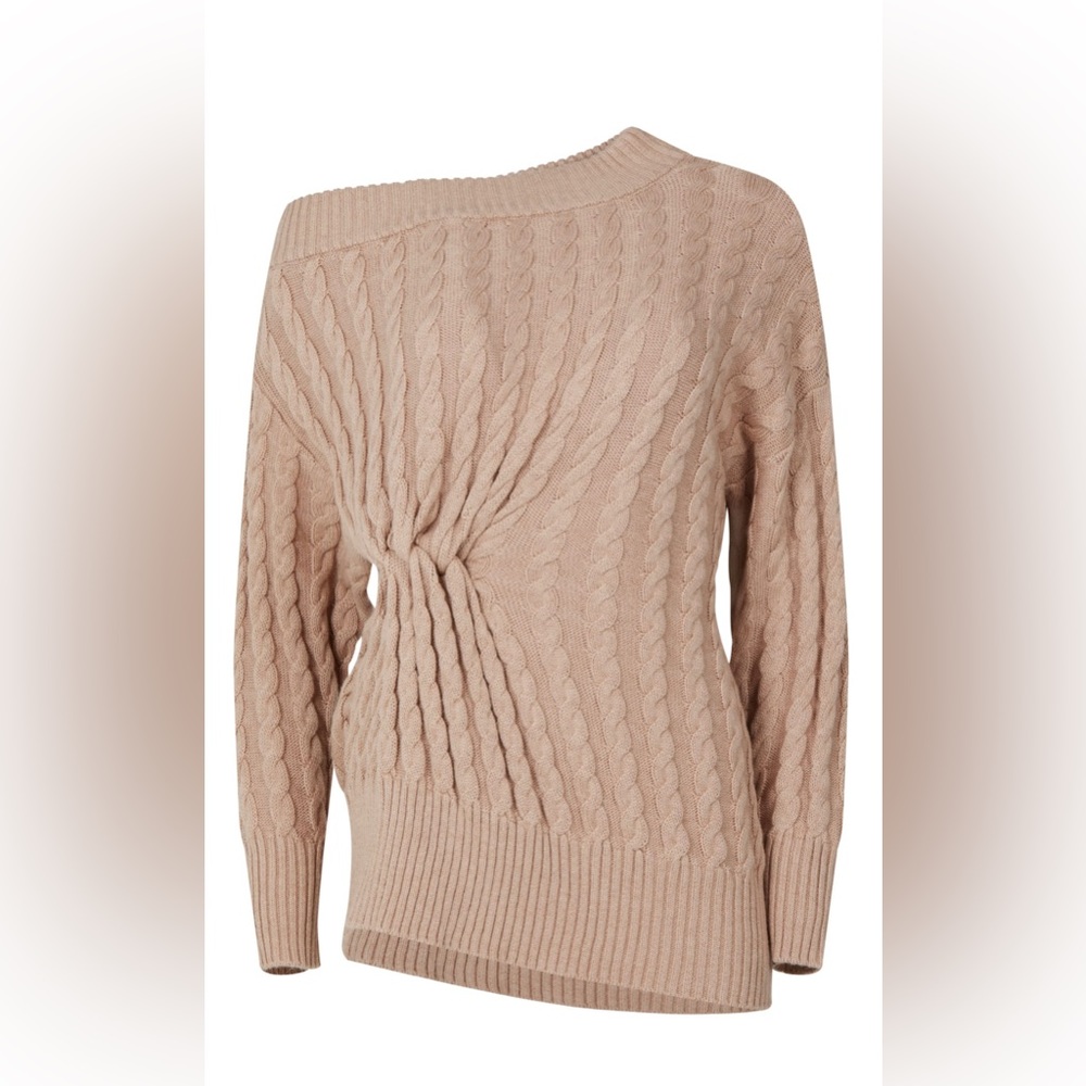 Beatrice Gathered Off-the-Shoulder Sweater - Picture 3 of 10
